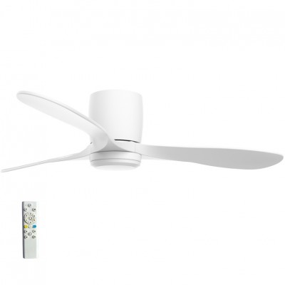 Ανεμιστήρας Οροφής 40W Με 3 Πτερύγια Remote Control Λευκός